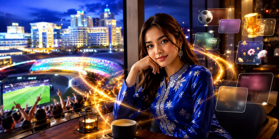 Pemain berbaju kurung di Genting Highlands menikmati permainan blackjack dalam talian realmadrid888